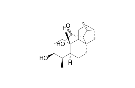19-Norkaur-16-ene-15-carboxylic acid, 3-hydroxy-, (3.beta.,4.beta.,15.alpha.)-