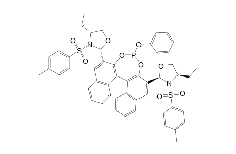 6,10-BIS-[(2R,4R)-4-ETHYL-3-(4-METHYLBENZENESULFONYL)-1,3-OXAZOLIDINYL]-2-PHENOXYDINAPHTHO-[1,2-D,F]-[1,3,2]-DIOXAPHOSPHEPINE