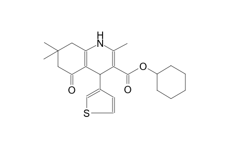 3-quinolinecarboxylic acid, 1,4,5,6,7,8-hexahydro-2,7,7-trimethyl-5-oxo-4-(3-thienyl)-, cyclohexyl ester