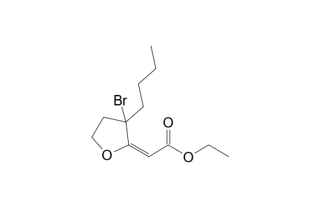 Ethyl [3-bromo-3-butyldihydrofuran-2(3H)-ylidene]acetate