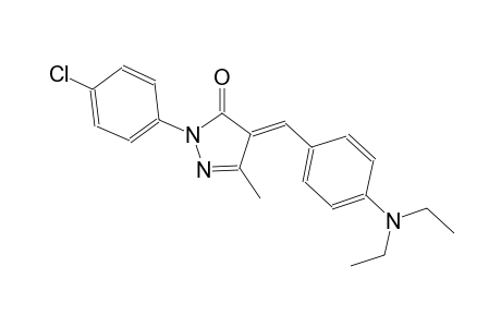 3H-pyrazol-3-one, 2-(4-chlorophenyl)-4-[[4-(diethylamino)phenyl]methylene]-2,4-dihydro-5-methyl-, (4E)-