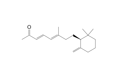 3,5-Octadien-2-one, 8-(2,2-dimethyl-6-methylenecyclohexyl)-6-methyl-, [S-(E,E)]-