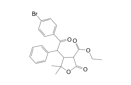 Ethyl 4-[2-(4-bromophenyl)-2-oxo-1-phenylethyl]-5,5-dimethyl-2-oxooxolane-3-carboxylate