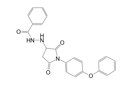 N'-[2,5-dioxo-1-(4-phenoxyphenyl)-3-pyrrolidinyl]benzohydrazide