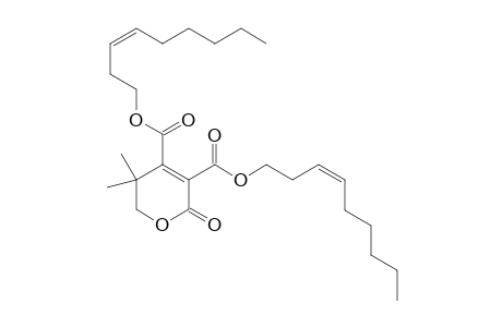 5,5-Dimethyl-2-oxo-5,6-dihydro-2H-pyran-3,4-dicarboxylicacid dinon-3'(Z)-enyl ester