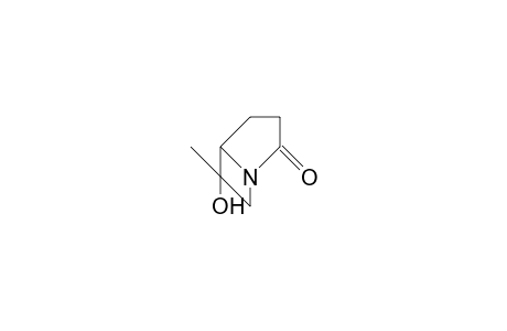 cis-6-Hydroxy-6-methyl-1-aza-bicyclo(3.2.0)heptan-2-one