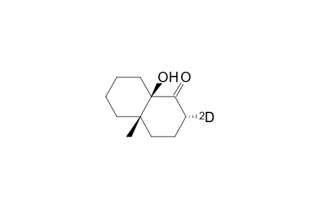 1(2H)-Naphthalenone-2-d, octahydro-8a-hydroxy-4a-methyl-, (2.alpha.,4a.beta.,8a.beta.)-