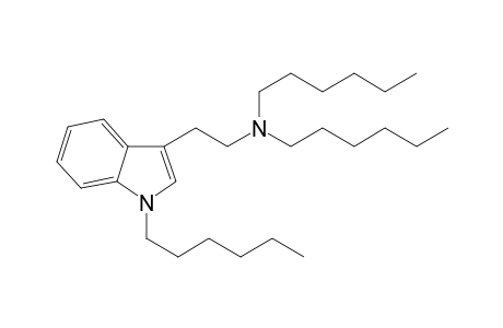 N,N-Dihexyl-1-hexyltryptamine