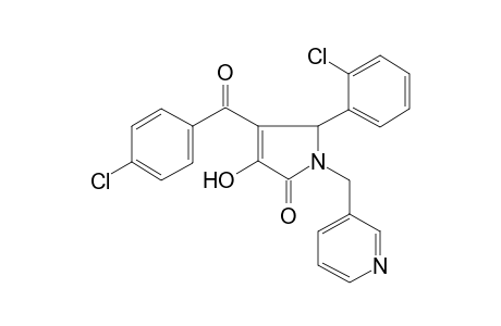4-(4-Chloro-benzoyl)-5-(2-chloro-phenyl)-3-hydroxy-1-pyridin-3-ylmethyl-1,5-dihydro-pyrrol-2-one