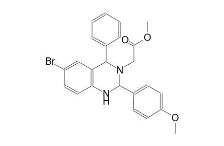 methyl (6-bromo-2-(4-methoxyphenyl)-4-phenyl-1,4-dihydro-3(2H)-quinazolinyl)acetate