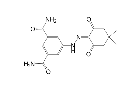 5-[2-(4,4-dimethyl-2,6-dioxocyclohexylidene)hydrazino]isophthalamide