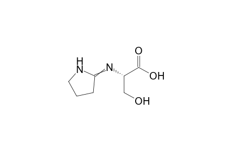 (S)-3-Hydroxy-2-(pyrrolidine-2-ylideneamino)-propanoic Acid