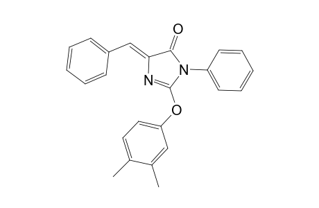 (5Z)-2-(3,4-dimethylphenoxy)-3-phenyl-5-(phenylmethylene)-4-imidazolone