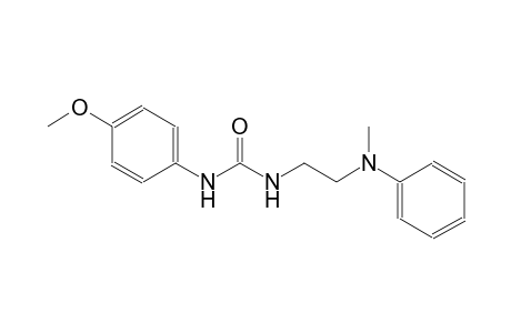 N-(4-methoxyphenyl)-N'-[2-(methylanilino)ethyl]urea
