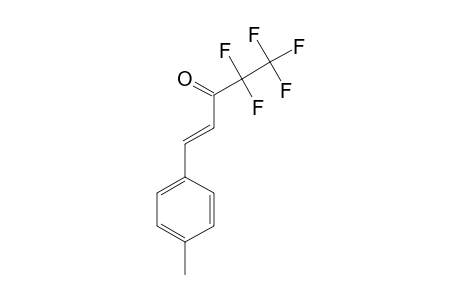 (E)-4,4,5,5,5-pentafluoro-1-(4-methylphenyl)pent-1-en-3-one
