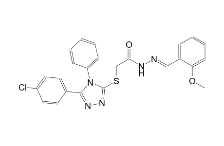 acetic acid, [[5-(4-chlorophenyl)-4-phenyl-4H-1,2,4-triazol-3-yl]thio]-, 2-[(E)-(2-methoxyphenyl)methylidene]hydrazide