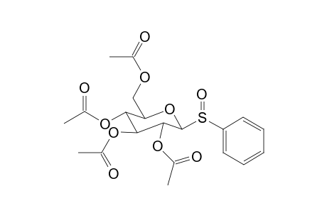 1-Phenylsulfinyl-.alpha.,D-glucopyranoside tetraacetate