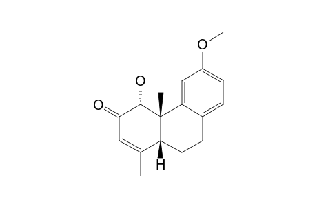 1.alpha.-Hydroxy-12-methoxy-19-nor-5.beta.-podocarpa-3,8,11,13-tetraen-2-one