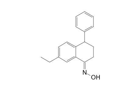 4-Phenyl-7-ethyl-1,2,3,4-tetrahydronaphtha-1-one oxime