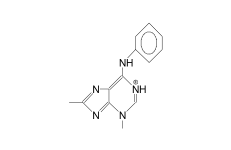 3,8-Dimethyl-N-phenyl-3H-purin-6-amine cation