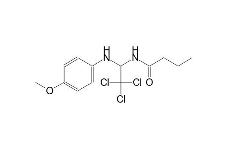 Butyramide, N-[2,2,2-trichloro-1-(4-methoxyphenylamino)ethyl]-