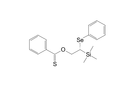 Benzenecarbothioic acid, S-[2-(phenylseleno)-2-(trimethylsilyl)ethyl]ester