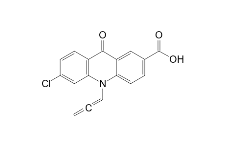 6-Chloro-9-oxo-10-propa-1,2-dienyl-9,10-dihydro-acridine-2-carboxylic acid