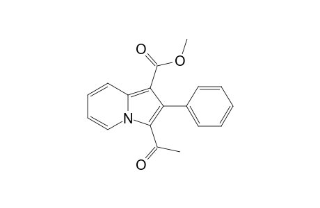 3-Acetyl-1-(methoxycarbonyl)-2-phenylindolizine