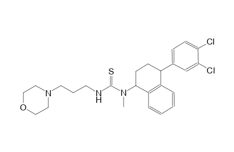 thiourea, N-[(1R,4R)-4-(3,4-dichlorophenyl)-1,2,3,4-tetrahydronaphthalenyl]-N-methyl-N'-[3-(4-morpholinyl)propyl]-