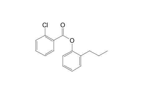 2-Chlorobenzoic acid, 2-propylphenyl ester