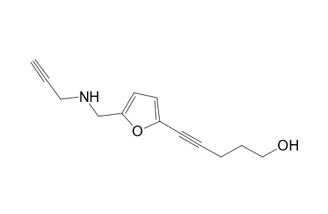 5-(5-Prop-2-ynylaminomethylfuran-2-yl)pent-4-yn-1-ol