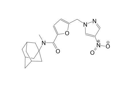 N-(1-adamantyl)-N-methyl-5-[(4-nitro-1H-pyrazol-1-yl)methyl]-2-furamide