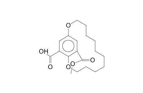 2,13-Dioxa-bicyclo[12.2.2]octadeca-1(17),14(18),15-triene-15,18-dicarboxylic acid, 18-methyl ester