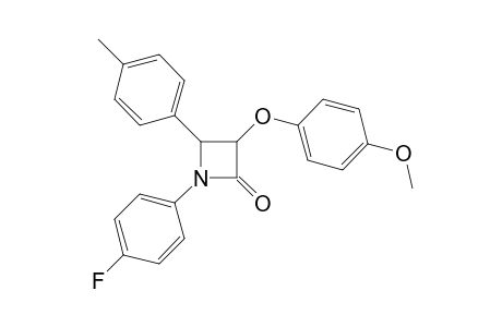 1-(4-Fluorophenyl)-3-(4-methoxyphenoxy)-4-(4-methylphenyl)-2-azetidinone