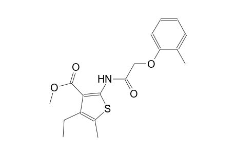 methyl 4-ethyl-5-methyl-2-{[(2-methylphenoxy)acetyl]amino}-3-thiophenecarboxylate
