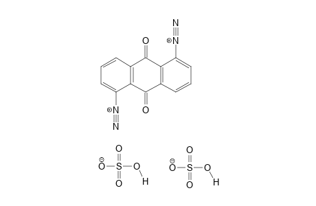 9,10-DIHYDRO-9,10-DIOXO-1,5-ANTHRACENEBIS(DIAZONIUM) BIS(HYDROGEN SULFATE) 81622-38-0