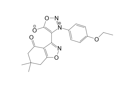 3-(p-Ethyloxyphenyl)-4-(2',2'-dimethyl-4'-oxobenzo[d]oxazol-7'-yl)sydnone