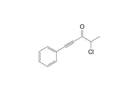 4-Chloro-1-phenyllpent-1-yn-3-one