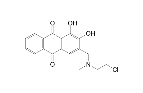 3-{[(2-chloroethyl)(methyl)amino]methyl}-1,2-dihydroxyanthra-9,10-quinone