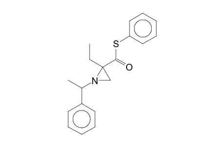 S-Phenyl 2-ethyl-1-(1-phenylethyl)-2-aziridinecarbothioate