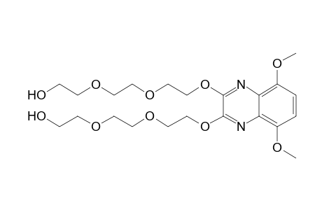 2-[2-[2-[3-[2-[2-(2-hydroxyethoxy)ethoxy]ethoxy]-5,8-dimethoxy-quinoxalin-2-yl]oxyethoxy]ethoxy]ethanol