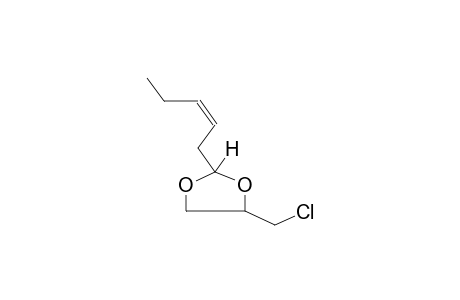 2-(PENT-2Z-ENYL)-4-CHLOROMETHYL-1,3-DIOXOLANE (ISOMER MIXTURE)