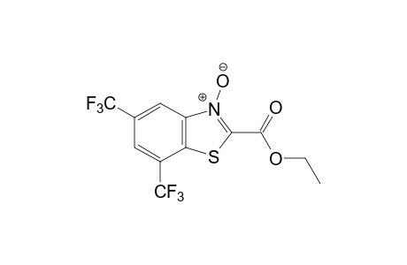 5,7-bis(trifluoromethyl)-2-benzothiazolecarboxylic acid, ethyl ester, 3-oxide