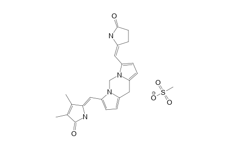 17,18-DIMETHYL-2,3,22,23,24-PENTAHYDRO-22,23-METHYLENE-21H-BILINE-1,19-DION-10-ENIUM-METHANESULFONATE