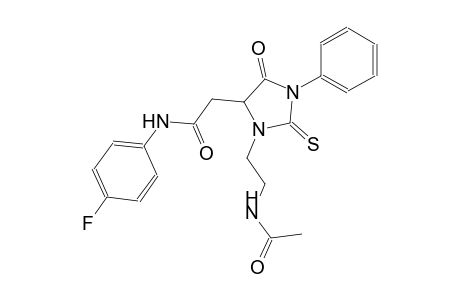 4-imidazolidineacetamide, 3-[2-(acetylamino)ethyl]-N-(4-fluorophenyl)-5-oxo-1-phenyl-2-thioxo-