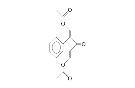 (E)-2-Oxo-1,3-indandiylidenebis(methylacetate)