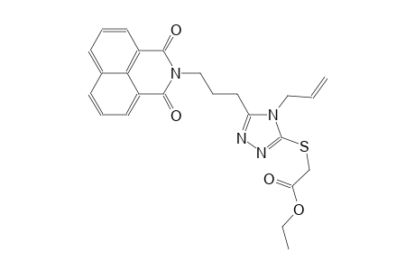 acetic acid, [[5-[3-(1,3-dioxo-1H-benz[de]isoquinolin-2(3H)-yl)propyl]-4-(2-propenyl)-4H-1,2,4-triazol-3-yl]thio]-, ethyl ester