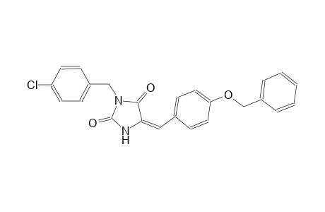(5E)-5-[4-(benzyloxy)benzylidene]-3-(4-chlorobenzyl)-2,4-imidazolidinedione