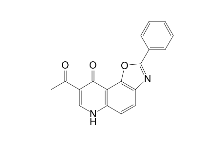 8-Acetyl-2-phenyl-9-oxo-oxazolo[5,4-f]quinoline