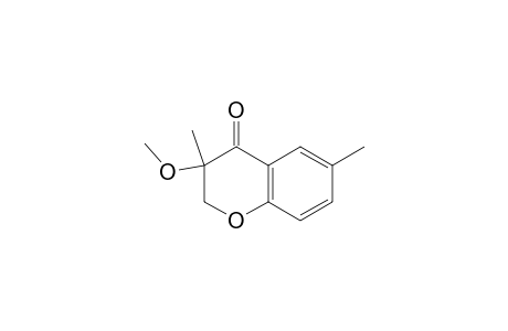 3-Methoxy-3,6-dimethyl-2H-chromen-4-one